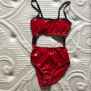 Ravewithmigente red body suit